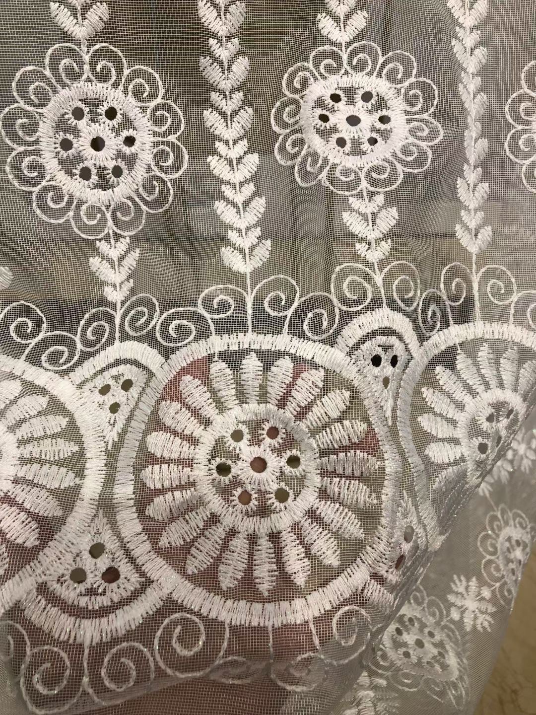 良作/唯美玛格丽特窗帷镂空万花筒刺绣窗纱卧室别墅浪漫婚房成品-阿里巴巴