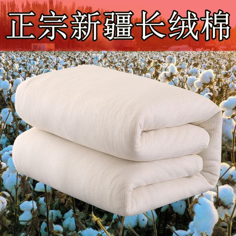 新疆棉花被子被芯春秋棉被双人棉絮褥子垫被单人学生宿舍加厚保暖