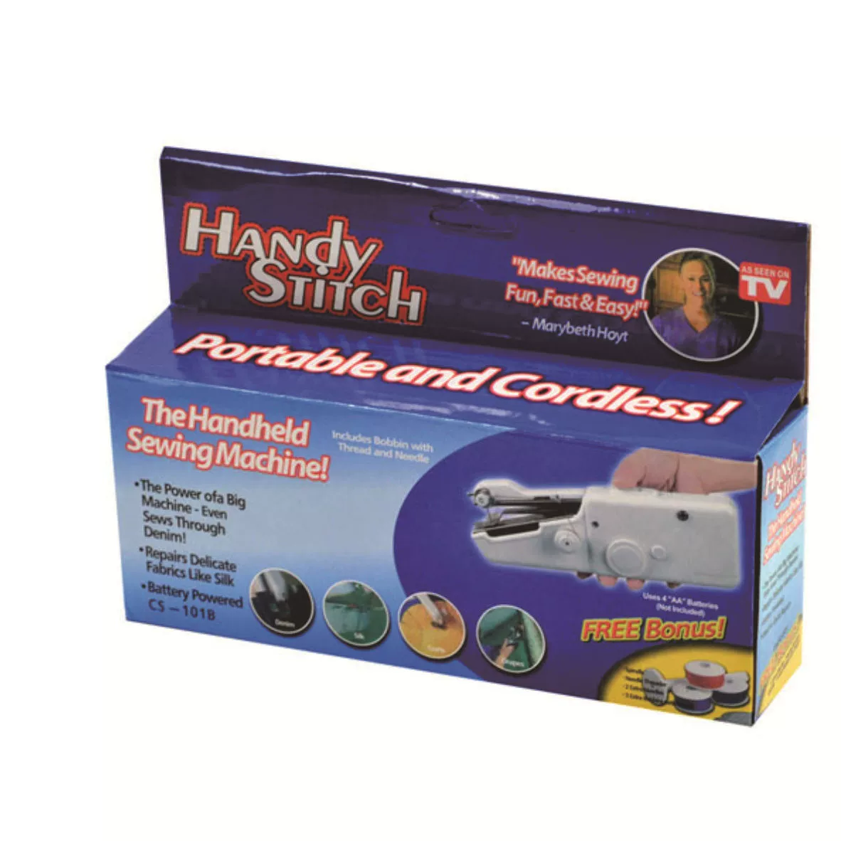 Трансграничная популярная бытовая мини-ручная портативная электрическая швейная машина, набор инструментов для шитья одежды, ткани