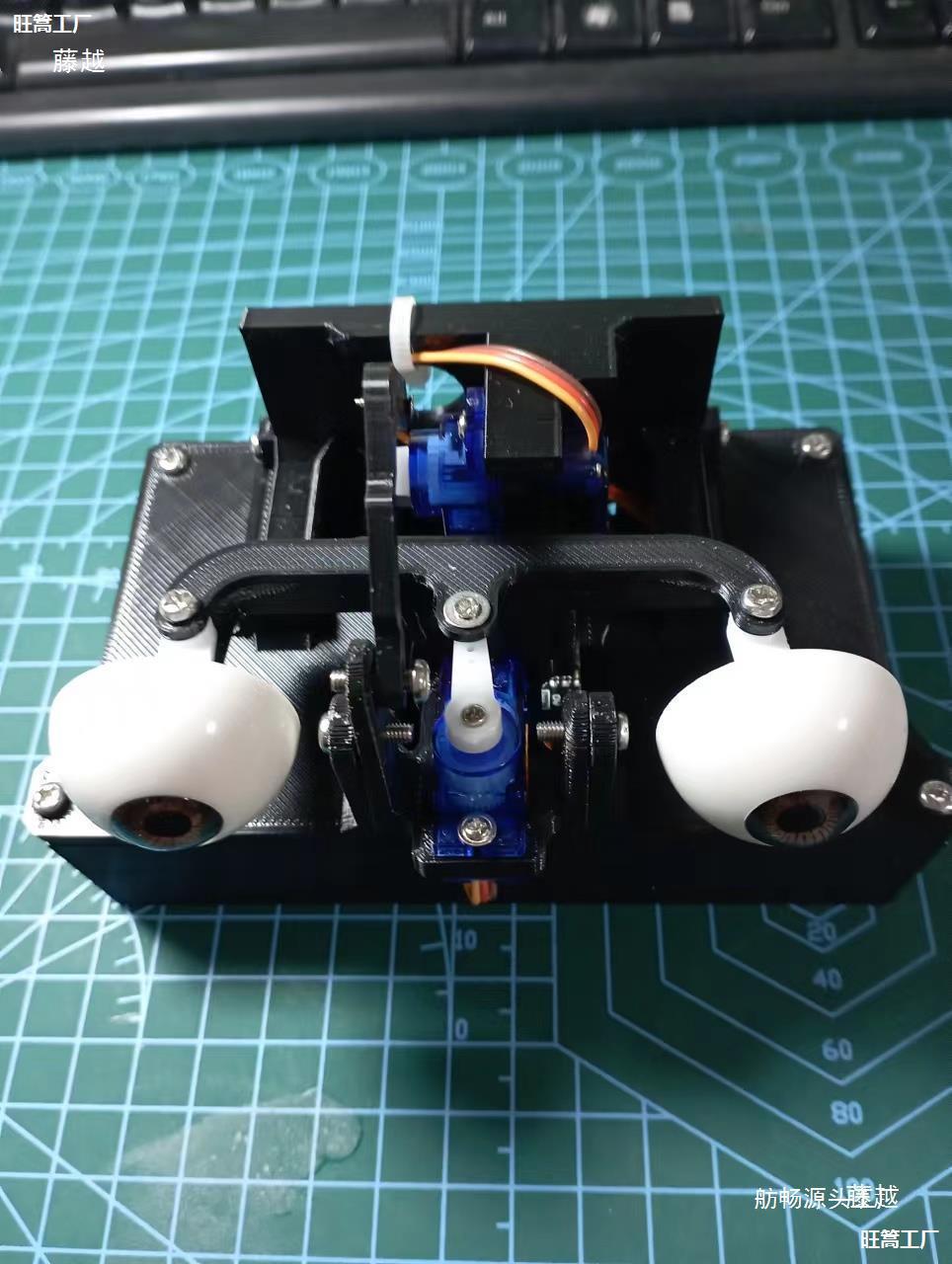 仿生眼睛 眼 跟随 跟踪 机械 机器人 arduino esp8266 WIFI