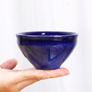 Large kiln rabbit hair tea bowl tea cup ceramic Tianmu glaze kung fu tea set tea cup single Cup Master Cup