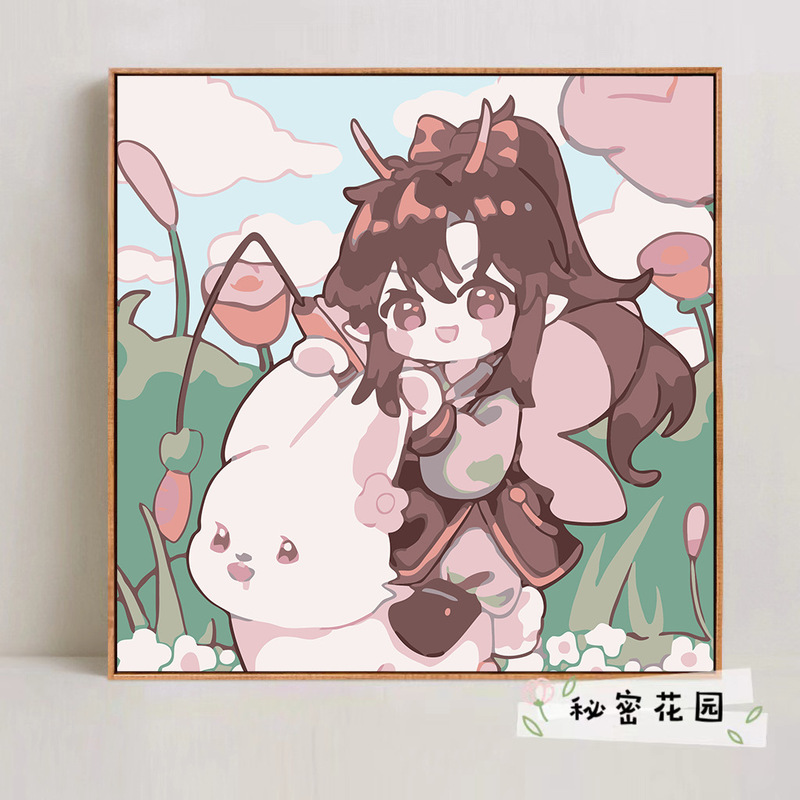 Moaodiantianguan デジタル油絵 diy 手作りデジタル着色漫画アニメーション減圧装飾画メーカー卸売|undefined