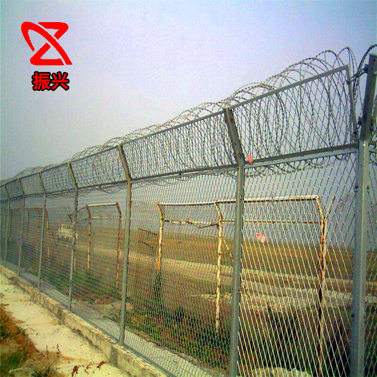 【监狱防护网】Y型柱监狱护栏网 看守所刺丝防盗防攀爬隔离铁丝网