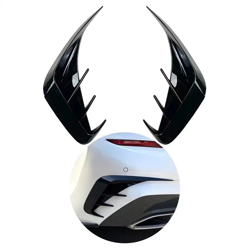 Car fender modification rear blade rear bumper side wind knife simulation air outlet general car exterior hood