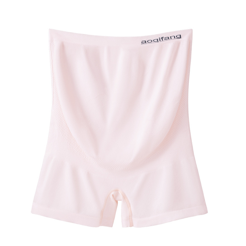 Ropa interior de maternidad, pantalones de seguridad, entrepierna de algodón puro dos en uno, entrepierna antibacteriana, cintura alta, soporte para el abdomen, embarazo temprano, medio y tardío
