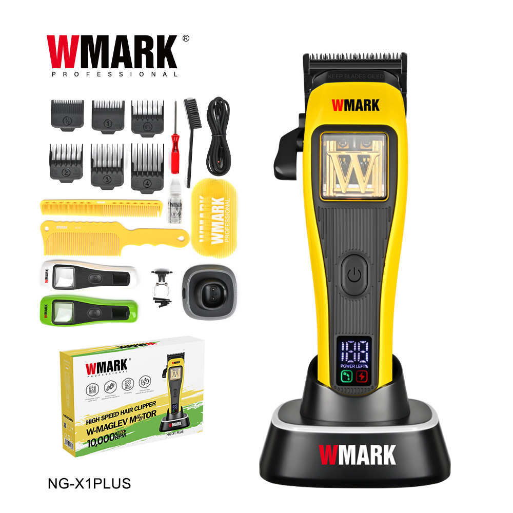 Wmark NG-X1 Plus Saç Kəsmə Maşını, LCD Ekranlı, DLC Bıçaqlı