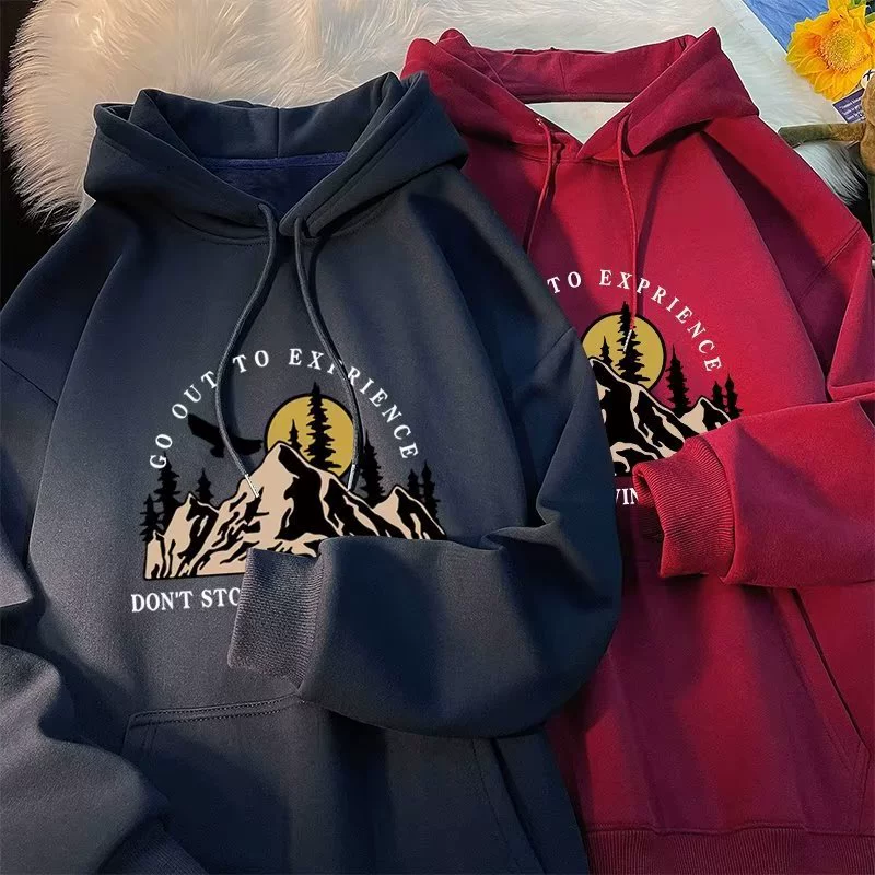 С капюшоном и плюшевым свитер мужской прилив осенью и зимой 2021 новый тренд дикий свободный молодежный повседневный пиджак