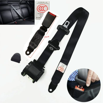 Retractable Three-Point Safety Belt for: Car seat belt - k3-25cm-half-webbing-base