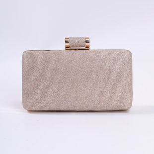 Cross-border women's dress dinner bag fashion alloy shoulder messenger bag bridesmaid clutch bag wholesale