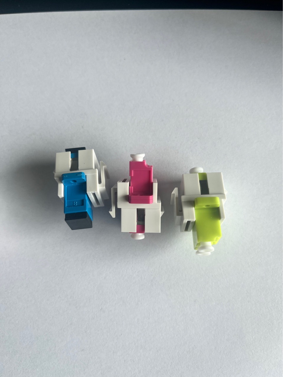 工厂直销电信级86面板盒端口接插扣LC单模多模双工法兰耦合器