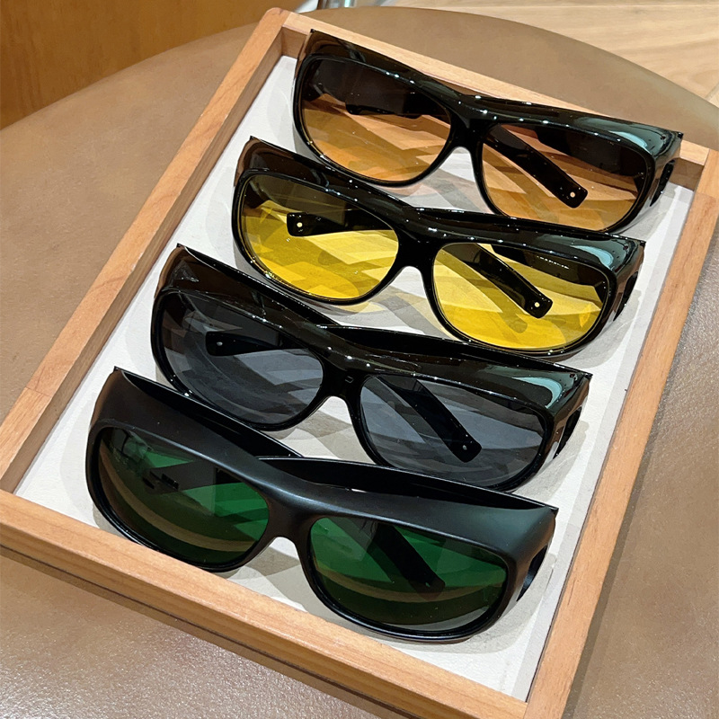 Große Sportsonnenbrille Mit Windschutz Für Herren Radsport_voghion.com