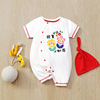 Summer thin children's cartoon overall for new born for baby