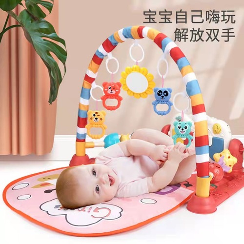 Baby Fitness Stand Music Pedal Piano Pendant Toy Baby One Piece Dropshipping Cross-Border Amazon Hot Selling