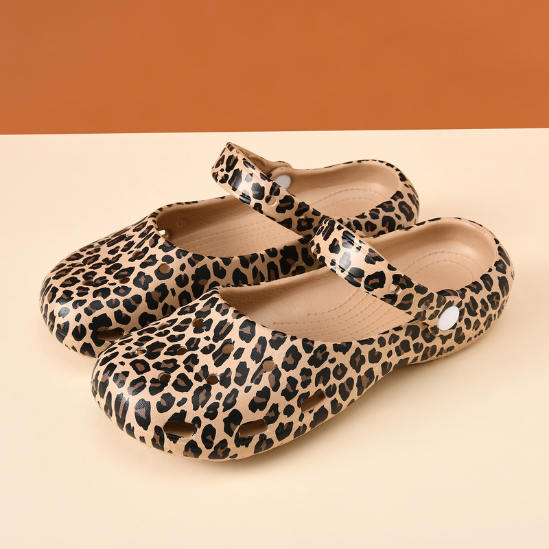 New Model of Ballet Clogs for Women, Summer Casual Lightweight Closed-Toe Slippers, Non-Slip Flat Sandals