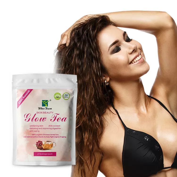 出口glow Skin Whitening tea美亮肤白茶 glow tea beauty tea
