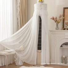 适用格力空调防尘罩2024新款立式圆柱形通用挡风帘美的柜机空调罩