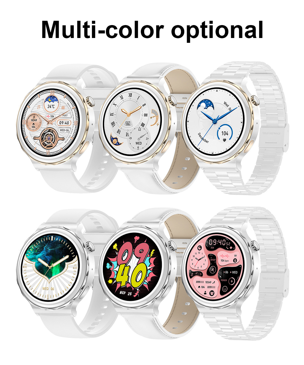 Weibliche HK43 smart watch GT3pro Bluetooth anruf AI assistent_voghion.com