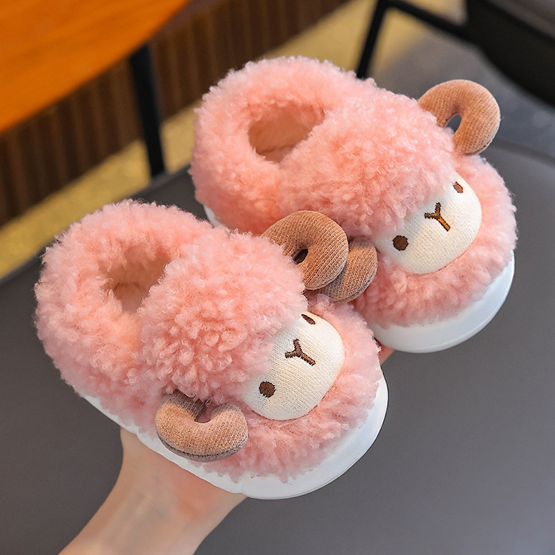 Bolsos de invierno para niños, zapatos de algodón para niños y niñas, zapatillas de algodón para niños y medianos, zapatillas de algodón para bebés antideslizantes