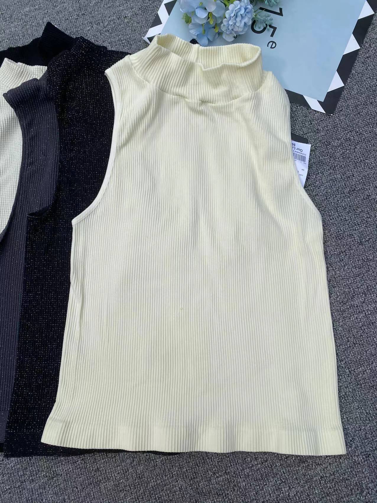 Exportación nuevo chaleco sin costuras de gran tamaño elástico cómodo ropa exterior superior al por mayor