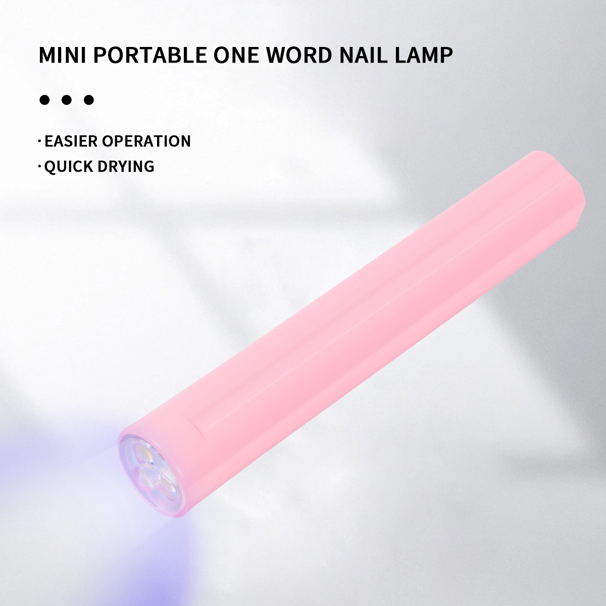 Lámpara de uñas de mano pequeña lámpara de uñas portátil plug-in Spotlight mini lámpara de fototerapia lámpara de cocción de uñas de secado rápido