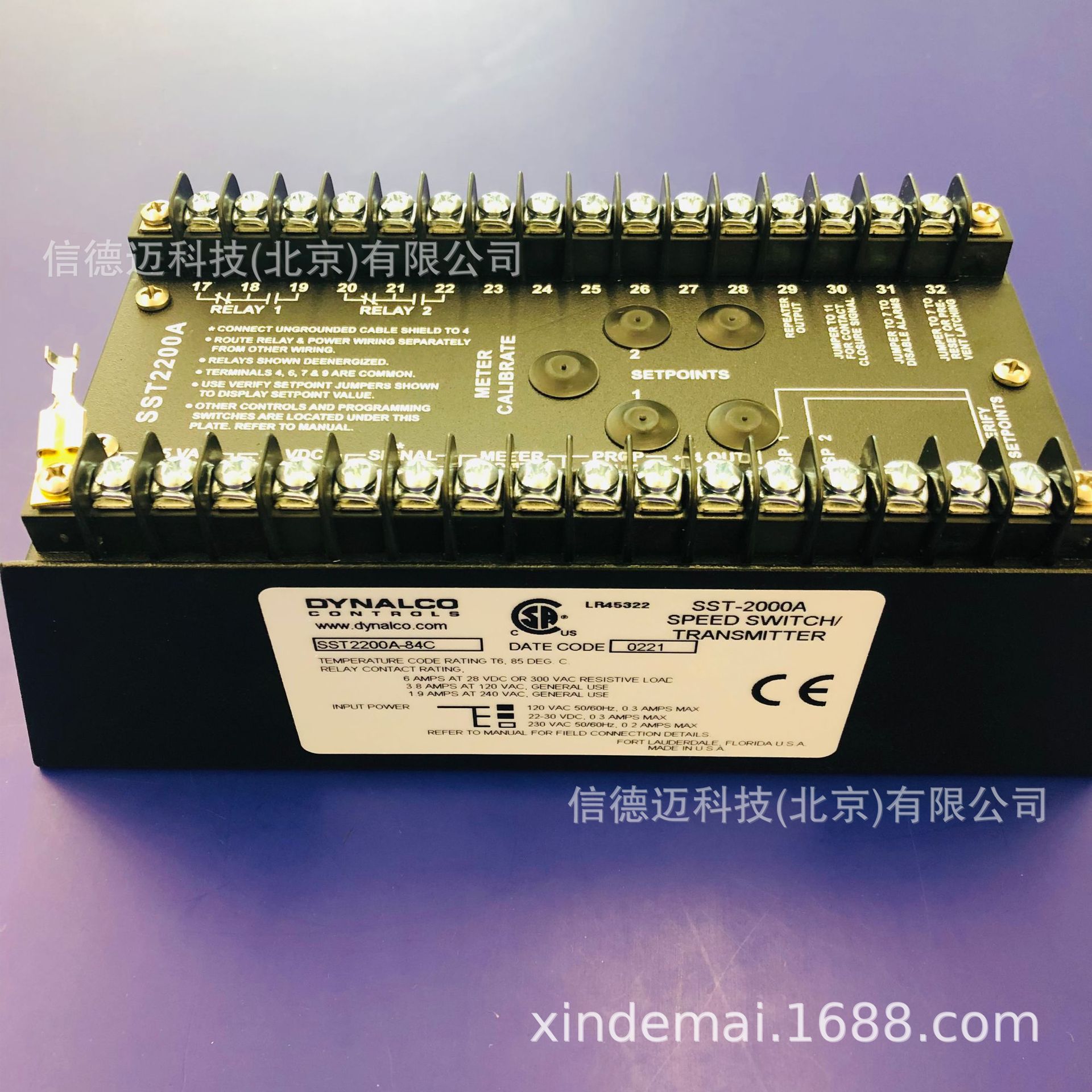 SST-2200A Speed Switch/Transmitter 速度开关