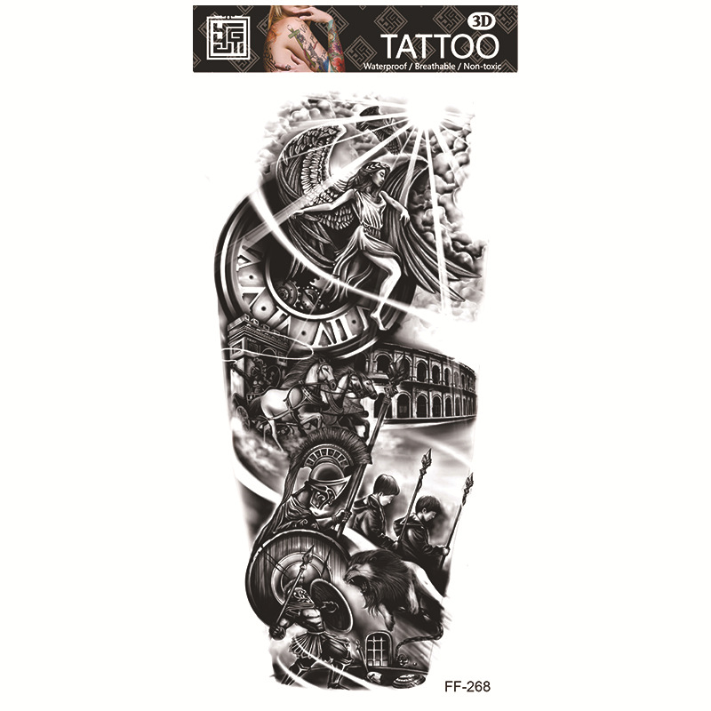 Tatuajes Temporales Impermeables de Papel de Transferencia al Agua para Cuerpo Entero image 74
