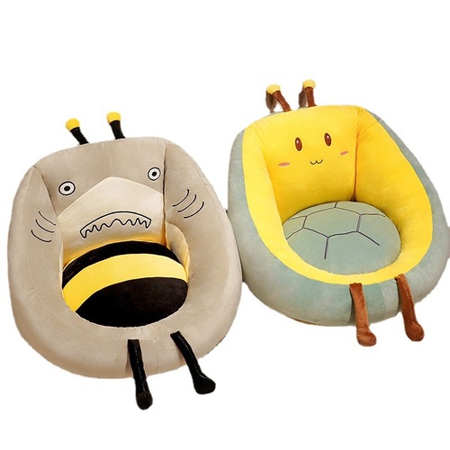 新款毛绒加厚办公椅垫可拆洗客厅地板垫网红鲨Bee龟蜜蒲团坐垫