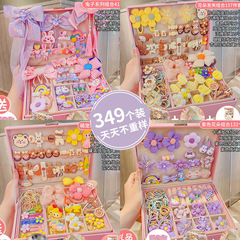 Children's birthday gift hair accessories set gift box girl little girl jewelry hairpin hairpin baby rubber band headdress