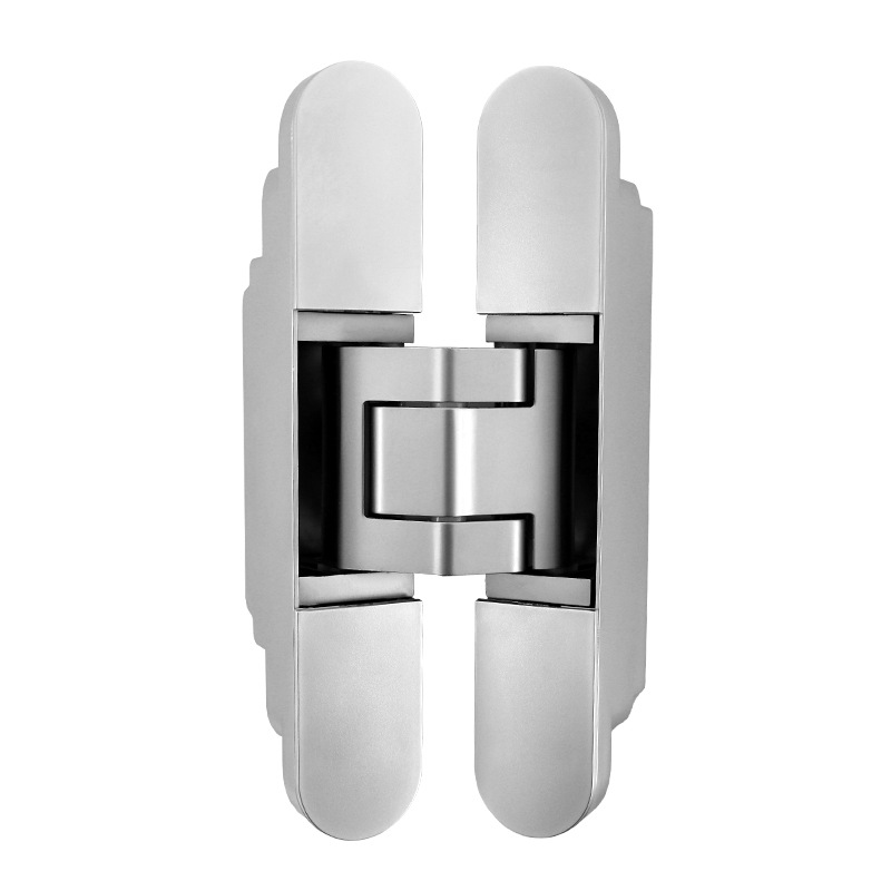 Personalizada bisagra oculta 3D ajustable H bisagra oscura puerta cruzada bisagra de puerta plegable pesada bisagra de puerta de madera