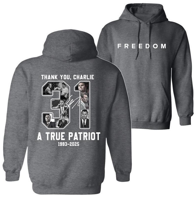 【跨境欧码】Thank You Charlie Kirk A True Patriot Legends|undefined