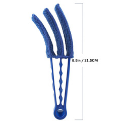 Car multi-functional air vent gap brush, car cleaning and beauty tool, car dust removal louvre brush