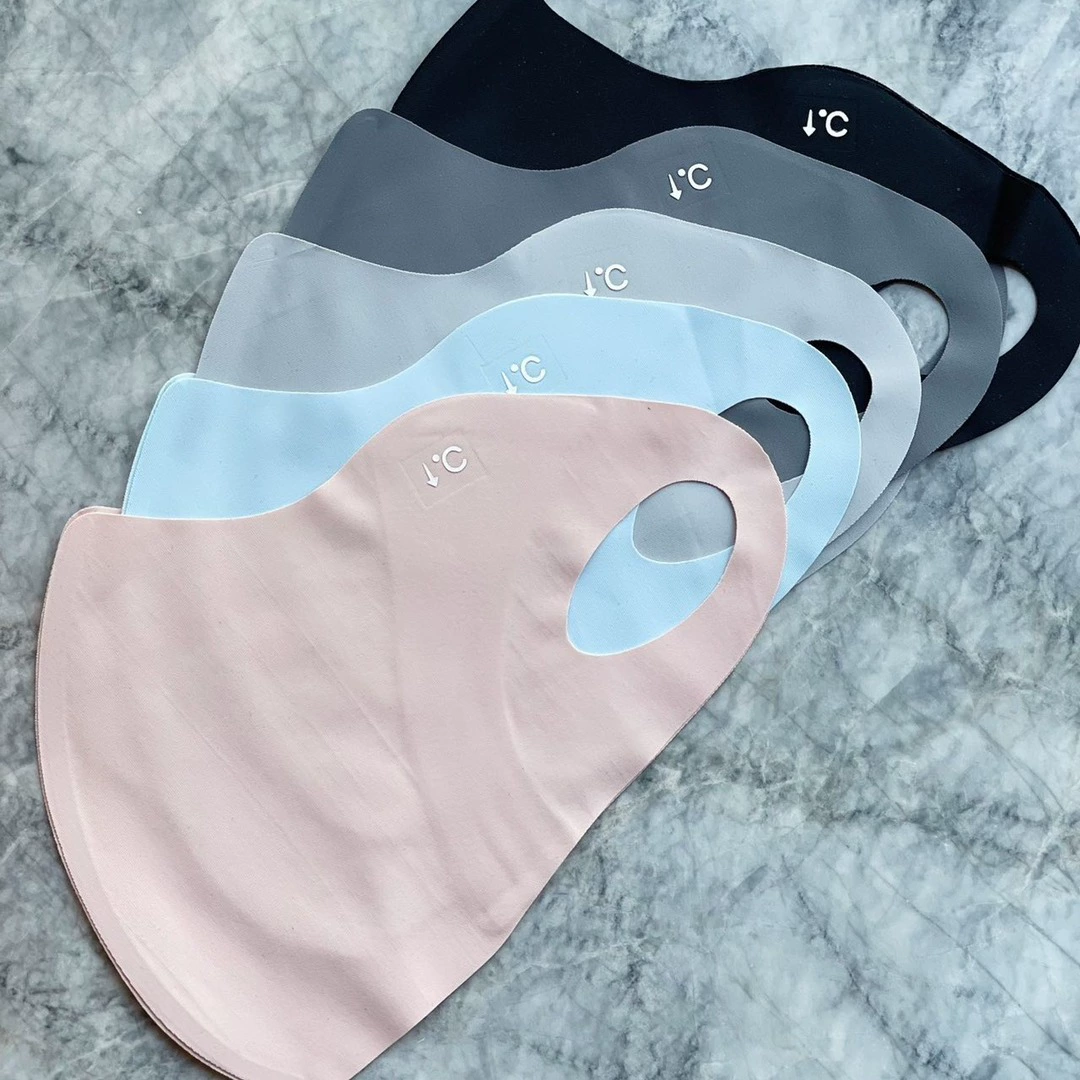 Солнцезащитная маска из ледяного шелка Летняя гиалуроновая кислота без следов ледяная шелковая маска