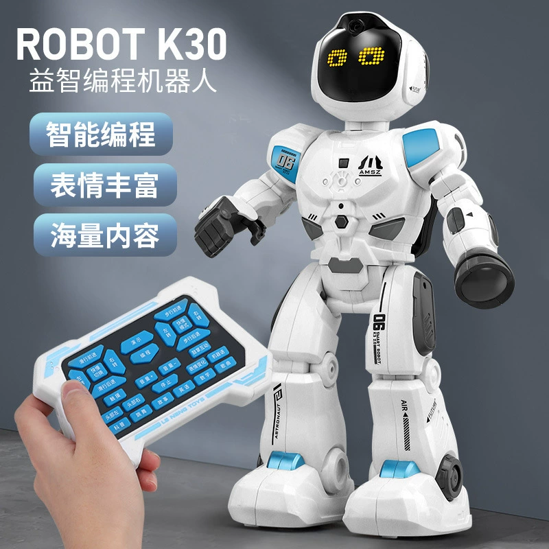 Cross-border foreign trade K21 intelligent programming pet stunt dog voice control touch interaction will call and go simulation remote control play