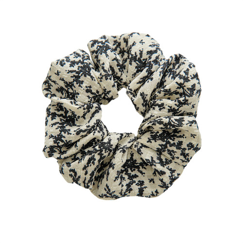  New Cross-border Simple Fabric Large Intestinal Hair Tie Hairband Women's Ponytail Versatile Elastic Rubber Band Hair Tie