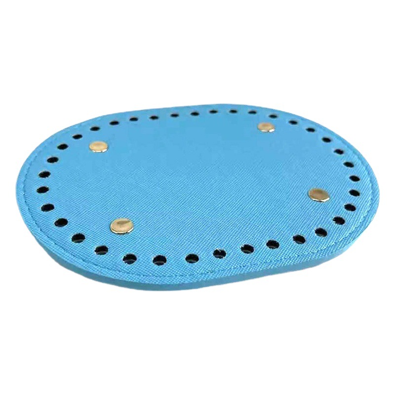 Bag accessories wholesale diy hand woven bag hardware accessories cross pattern 14.5cm * 11cm round bottom bag bottom