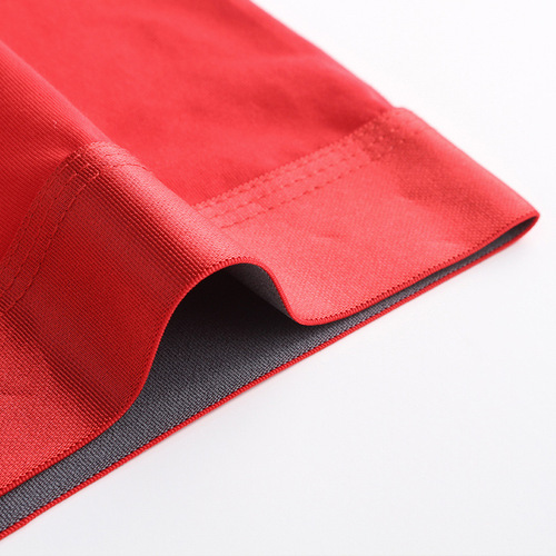 Men's underwear pure cotton combed cotton mid-rise breathable boxer briefs solid color boxer briefs for men wholesale