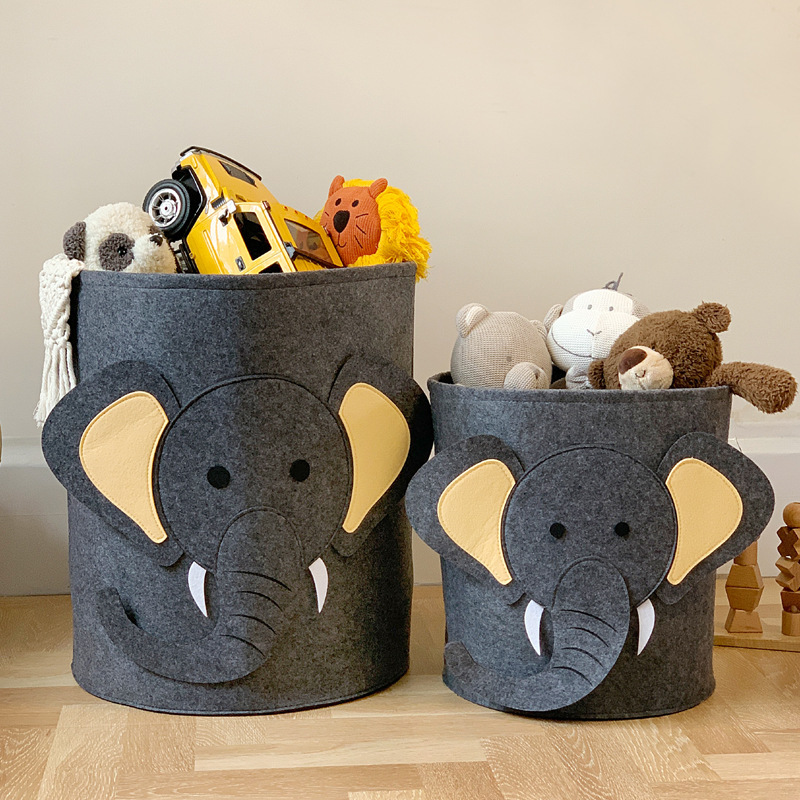 Storage system, cartoon capacious storage basket