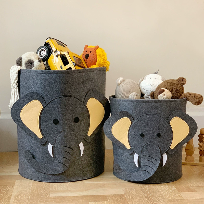 Storage system, cartoon capacious storage basket
