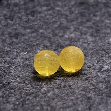 天然蜜蜡琥珀金珀雕刻回纹珠手链串珠手工编绳佛珠配饰散珠手链
