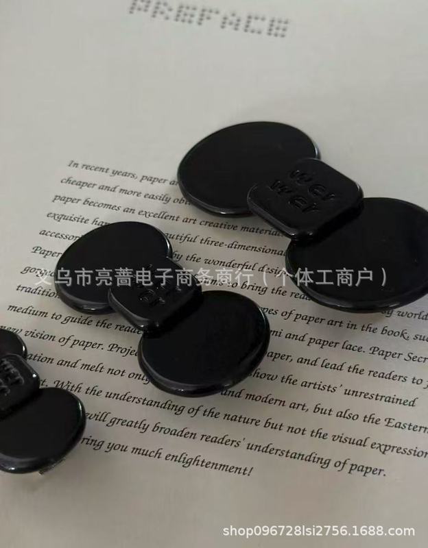 2025徐璐字母款醋酸蝴蝶结鸭嘴发夹刘海边夹可爱少女时髦碎发整理|undefined