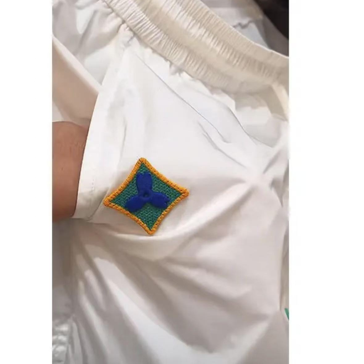Men's Embroidered Logo Casual Shorts, Lightweight Quick Dry Swim Trunks, Drawstring Waist Summer Beach Shorts For Holiday, Gym & Daily Wea Hose Herren_voghion.com