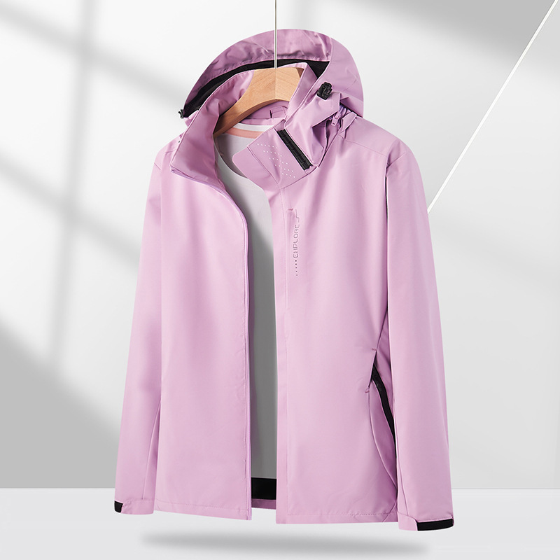 Pareja a prueba de viento, impermeable y resistente al desgaste al aire libre, chaqueta de trabajo, abrigo, abrigo de otoño y invierno, abrigo de ocio personalizado image 13