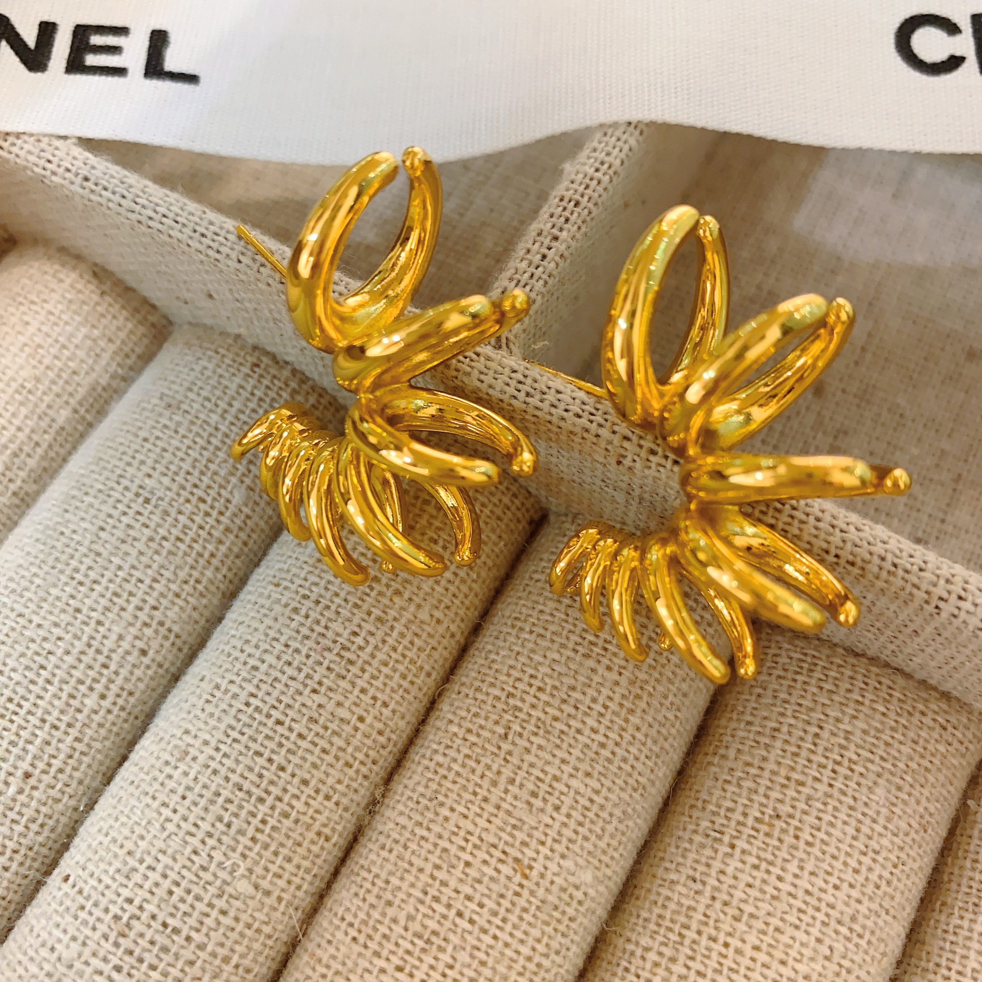 Geometric Pattern Women's Gender 1 Piece Modern Style Geometric Plating Alloy Ear Studs