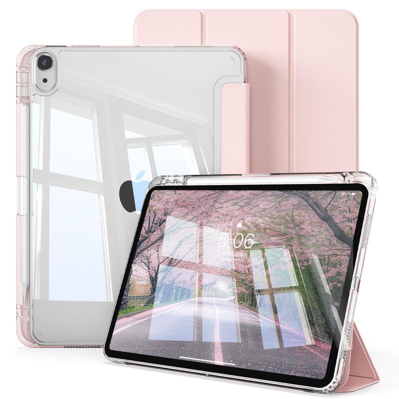 iPad Tablet Protective Case Tablet Shell Air Acrylic 7/8 Generation Pro New Model Anti-Fall with Pen Slot 70% off Transparent