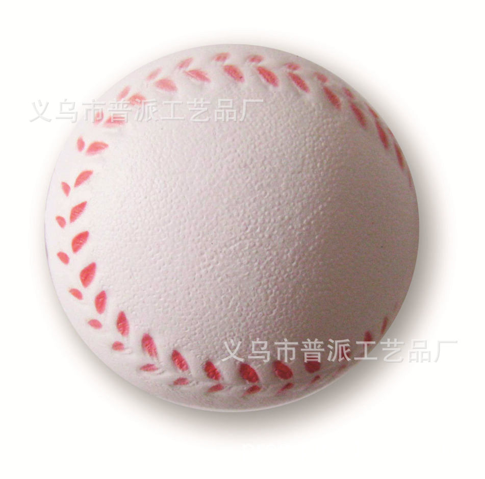 Un gran número de en stock de béisbol suave de LA PU de espuma de esponja sólida pelota elástica de béisbol de LA PU Espuma de softbol estudiante de béisbol