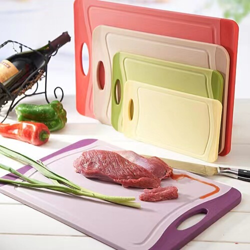 Factory Direct sales plastic cutting board, non-slip cutting board suit, non-slip cutting board suit (color can be set)