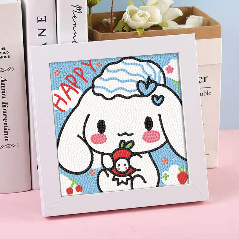 Diamante infantil DIY hecha a mano con material de marco paquete de dibujos animados Sanliou pegatinas de diamante regalo al por mayor pinturas de mampostería