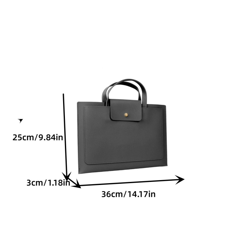 Suitable for Any Brand 13-15.5inch - 16inch Laptop Briefcase Men's and Women's Laptop Bag Large Capacity