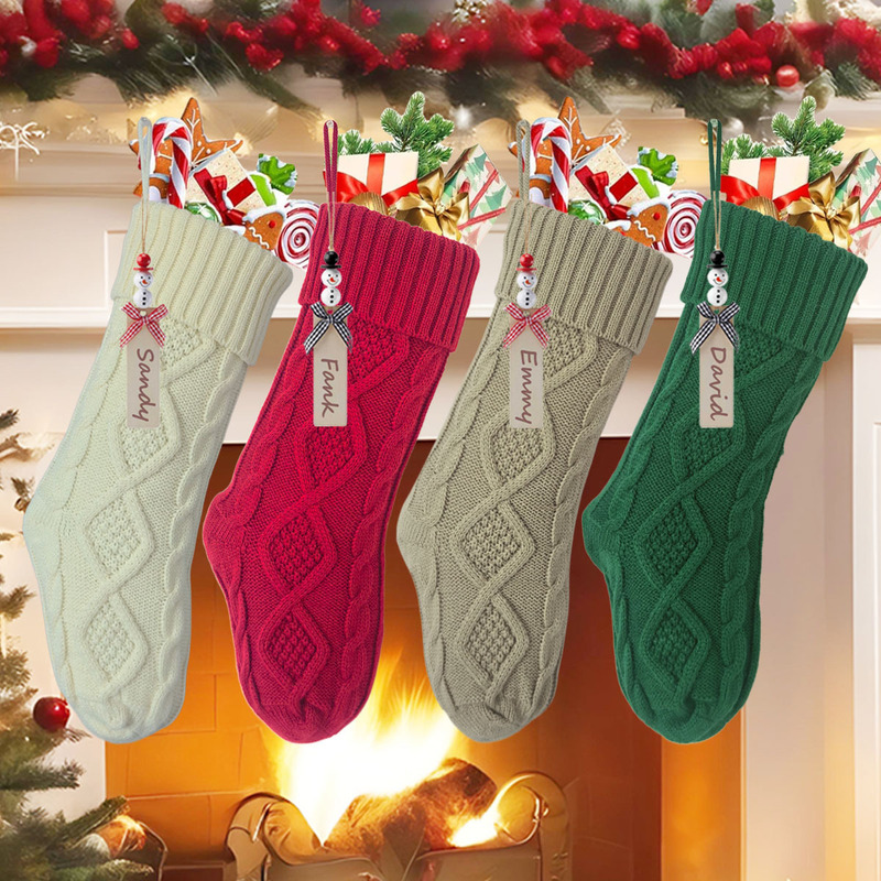 ソースメーカー供給ニットクリスマスソックスクリスマス装飾ソックス、クリスマスギフトソックス、クリスマスギフトバッグF1|undefined