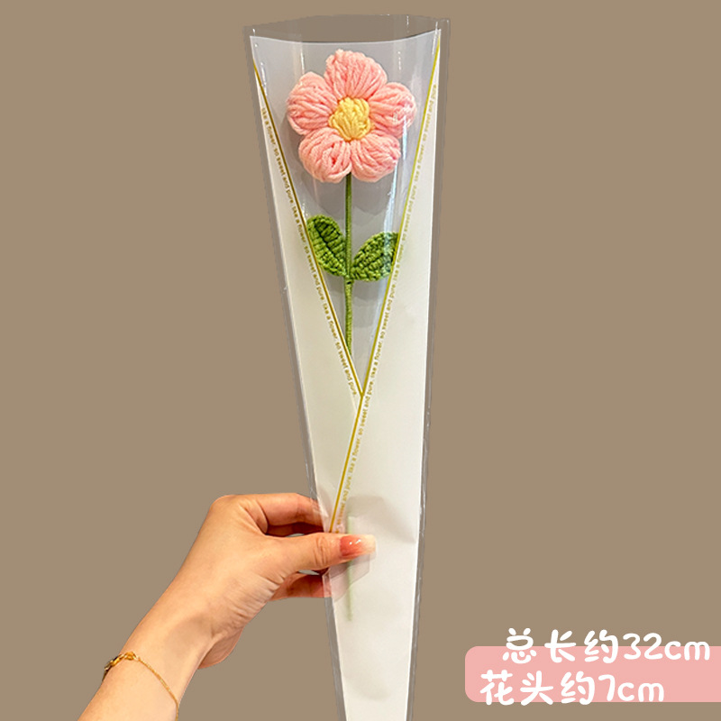 Single finished product of small pink flowers